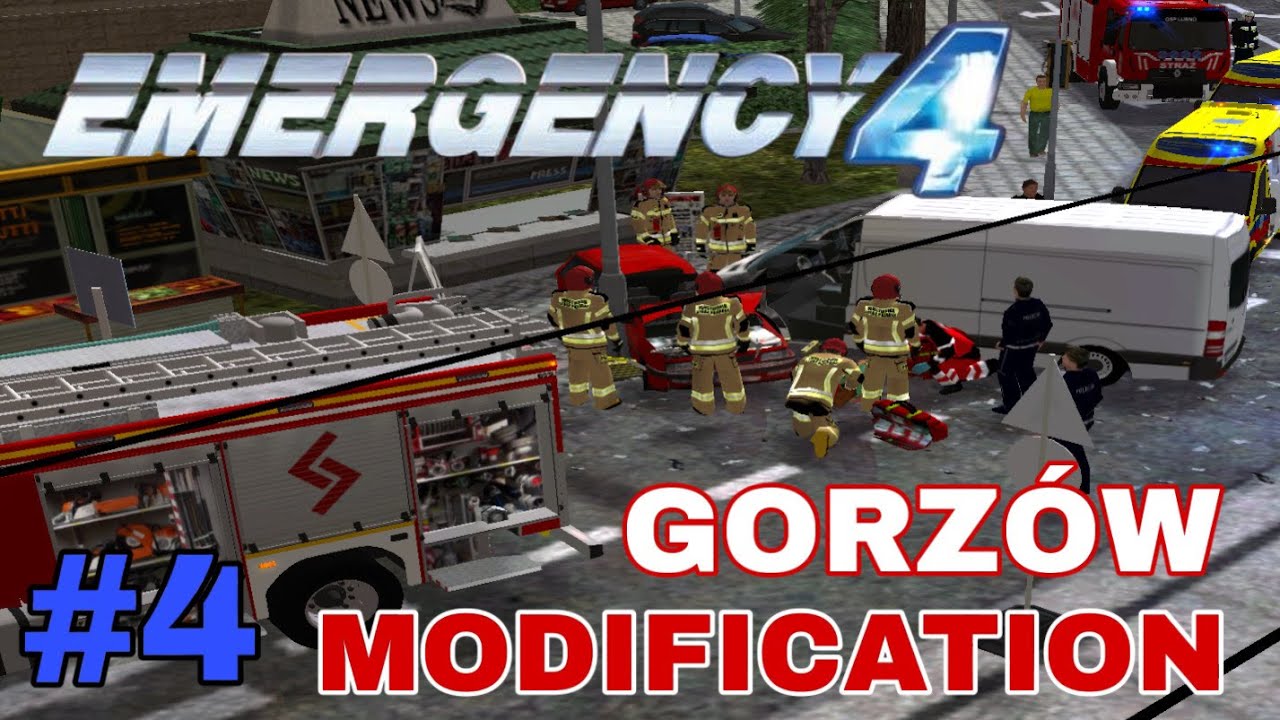 Emergency 4 :  Gorzów Mod #4 - Wypadek 3 samochodów