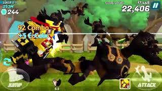 Power Rangers Dash  Legendary Forest WR 1:35 screenshot 3
