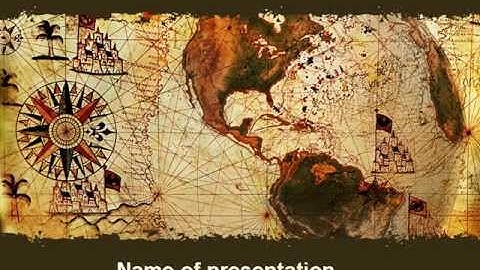 Age of Exploration PowerPoint Template by PoweredTemplate.com