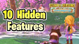 10 Hidden Features You NEED To Know for Story of Seasons: A Wonderful Life!