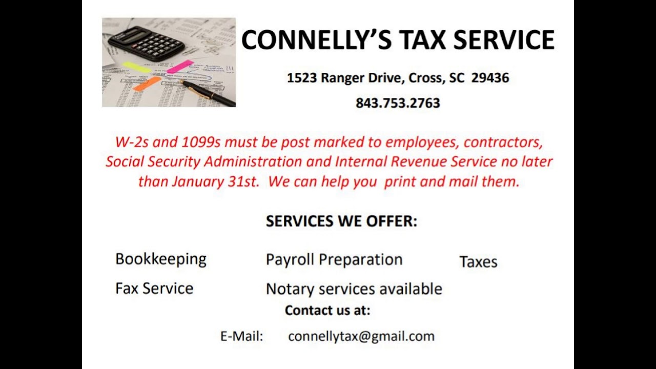 Connelly's Tax Service YouTube