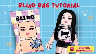 HOW TO MAKE A BLIND BAG TUTORIAL / HOW TO MAKE PAPER SQUISHIES /Digital download Blind Bag