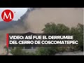 Se derrumba cerro en Coscomatepec, Veracruz; no hay reporte de heridos