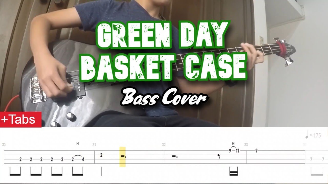 Green DayBasket case Bass cover (Tabs in video) YouTube