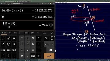 Lateral Surface Area of Truncated Cone #2 | Pappus Theorem  | Moodle Course | Engg Mechanics