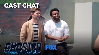 Craig Robinson & Adam Scott Partake In A Game Of Laser Tag At Comic-Con 2017 | GHOSTED