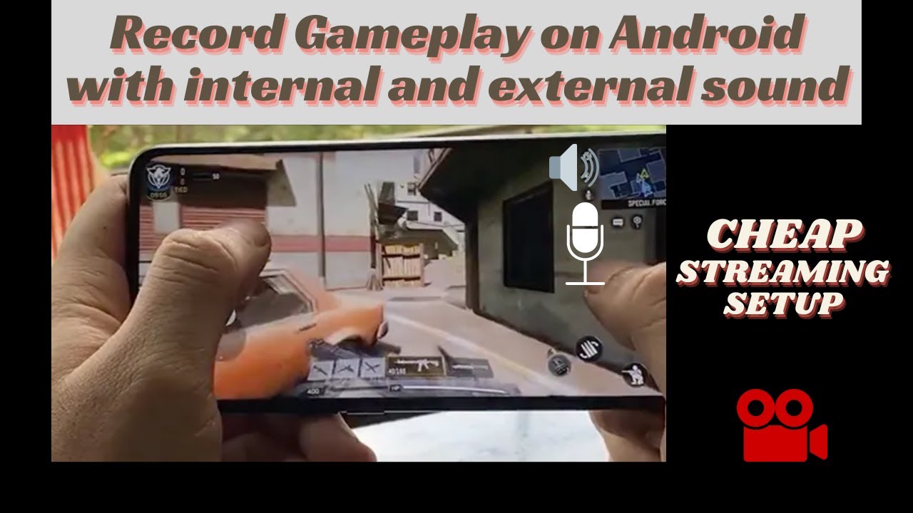 How to record Gameplay with Internal Audio in Android Phone | NO ROOT ...