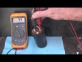 Testing the start capacitor