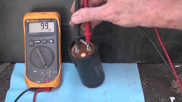 Testing the start capacitor