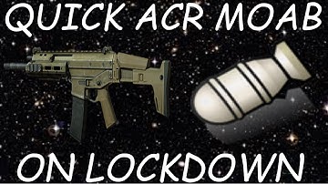 MW3: FAST ACR MOAB on Lockdown! | Throwback MW3 MOAB!