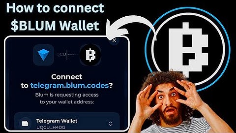 BLUM Airdrop - How To Connect BLUM To TON Wallet