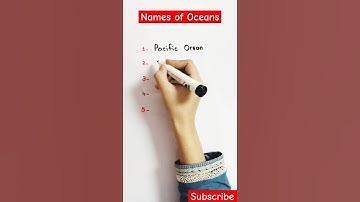 Names of 5 Oceans of the World #kidslearning #sea #shortsvideo