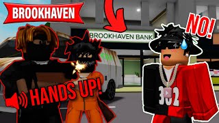 ROBBERS RAID BROOKHAVEN BANK! (Roblox Brookhaven 🏡RP | Story)