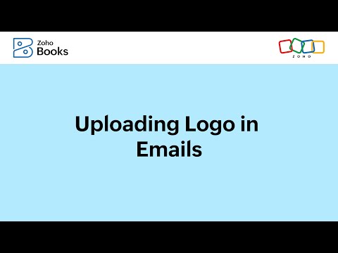 5.2 Uploading Logo in Emails — Zoho Books video lesson
