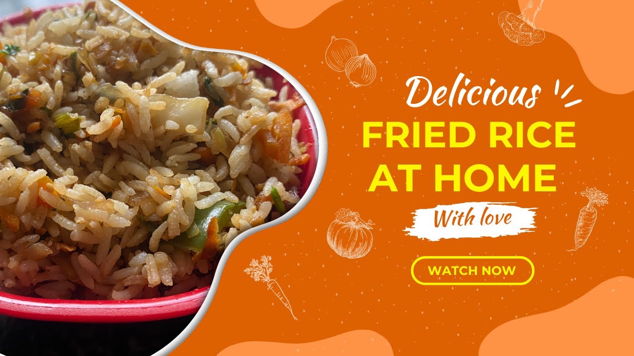 🍚 Restaurant Style Delicious Fried Rice at Home 😍 | EasyFriedRiceRecipe 