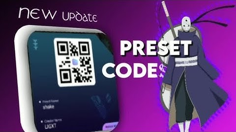 how to use preset codes on motion ninja