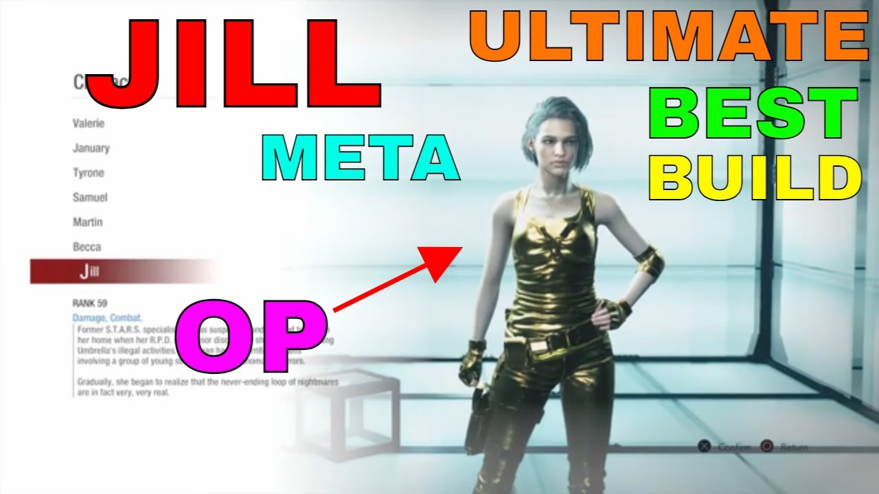JILL ULTIMATE BEST META BUILD - RE Resistance (Survivor Gameplay February 2021)
