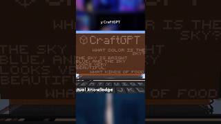 Chat GPT в МАЙНКРАФТЕ #shorts #шортс #minecraft #майнкрафт