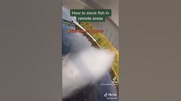 AIR DROPPING TROUT (remote pond stocking)