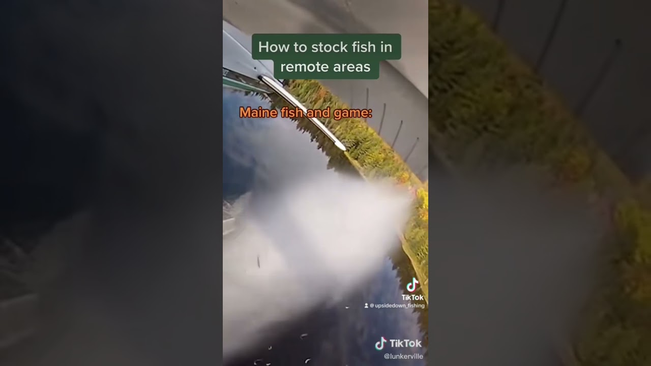 AIR DROPPING TROUT (remote pond stocking)