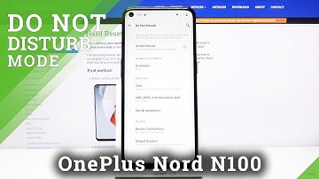 How to Enable DND Mode in OnePlus Nord N100 - Find Do Not Disturb Mode Options