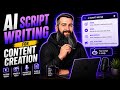 How to Use AI Scriptwriting to Create Content Faster