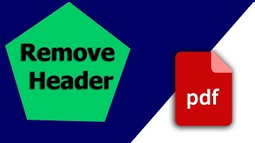 How to Remove Only Header Text in PDF by using Adobe acrobat Pro
