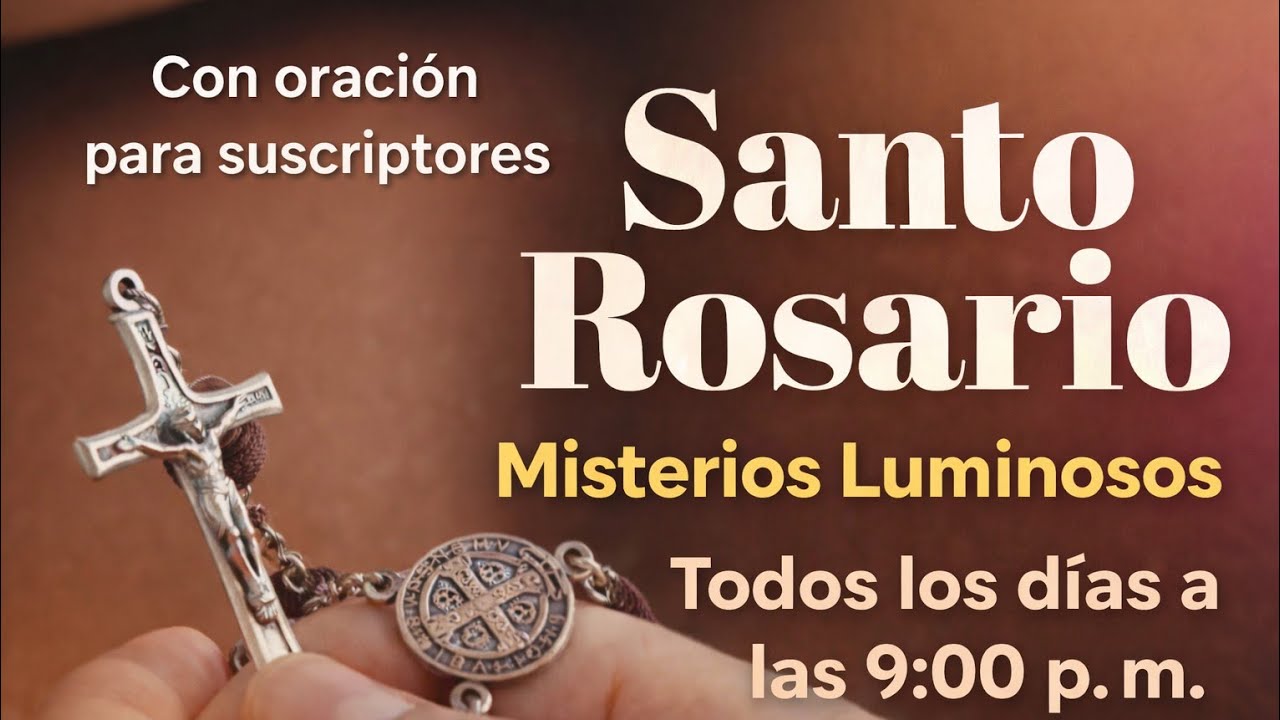 SANTO ROSARIO DE HOY JUEVES♥️VEN A RECIBIR UNA LLUVIA DE BENDICIONES 🌧🌨☔️