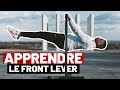 Japprends le front lever de a  z en etant debutant 