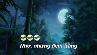 đêm trắng khắc việt karaoke beat chuẩn