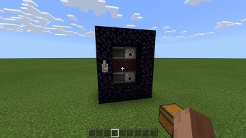Minecraft - 1 Wide Toggleable Nether Portal | Bedrock | Java