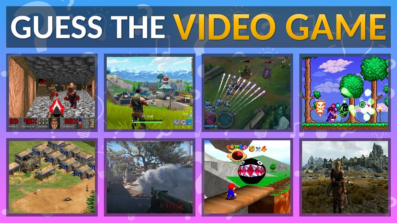 Guess The Video Game | Quiz - YouTube