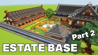 Japanese Estate Base | Minecraft Tutorial Part 2 by Cortezerino 26,745 views 6 months ago 18 minutes