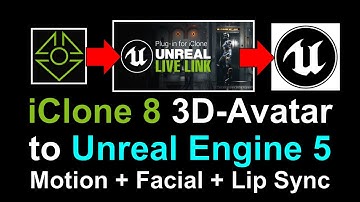 iClone 8 3D Avatar to Unreal Engine 5 - Motion + Facial + Viseme - iClone Unreal Live Link Tutorial