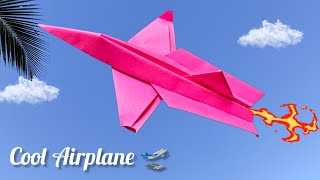Avion de chasse facile et cool | Meilleur avion ✈️ Super jet en papier #diy #paperjet #paperplane screenshot 2