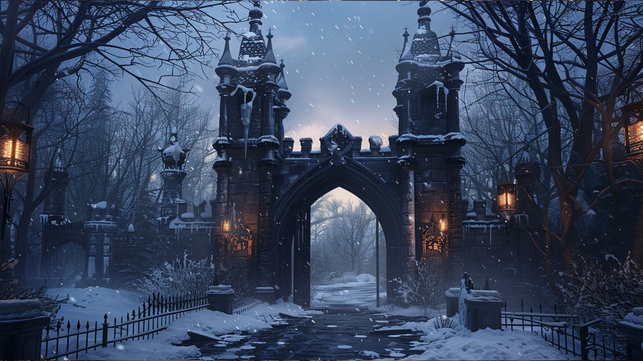 Mystic Celtic Winter Cottages — Medieval Celtic Winter Ambience for Sleep, Relax & Study