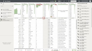 Create Datasets with Multiple Tables in Oracle Analytics