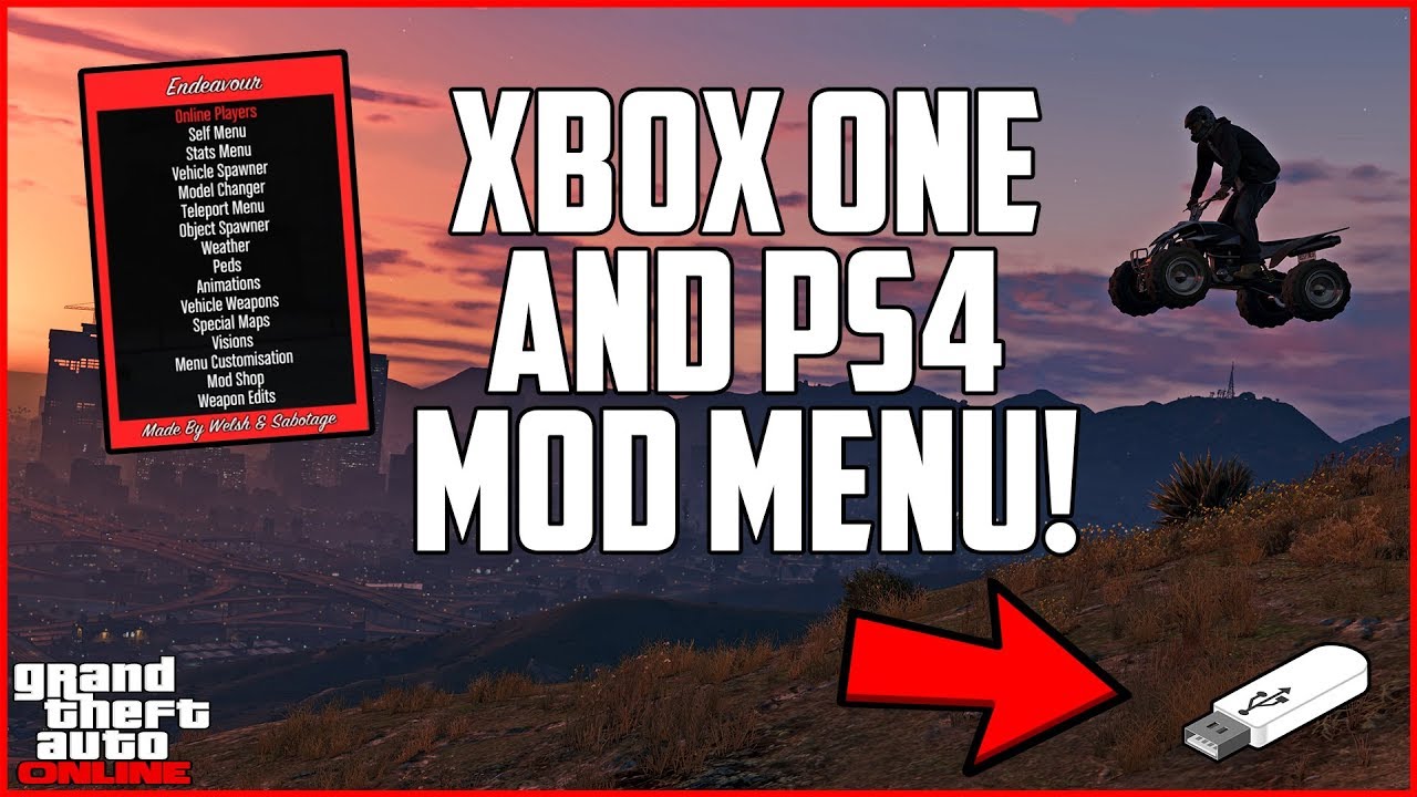GTA 5 Online: Xbox One/PS4 FREE MOD MENU (MONEY +RP) DOWNLOAD & TUTORIAL - YouTube