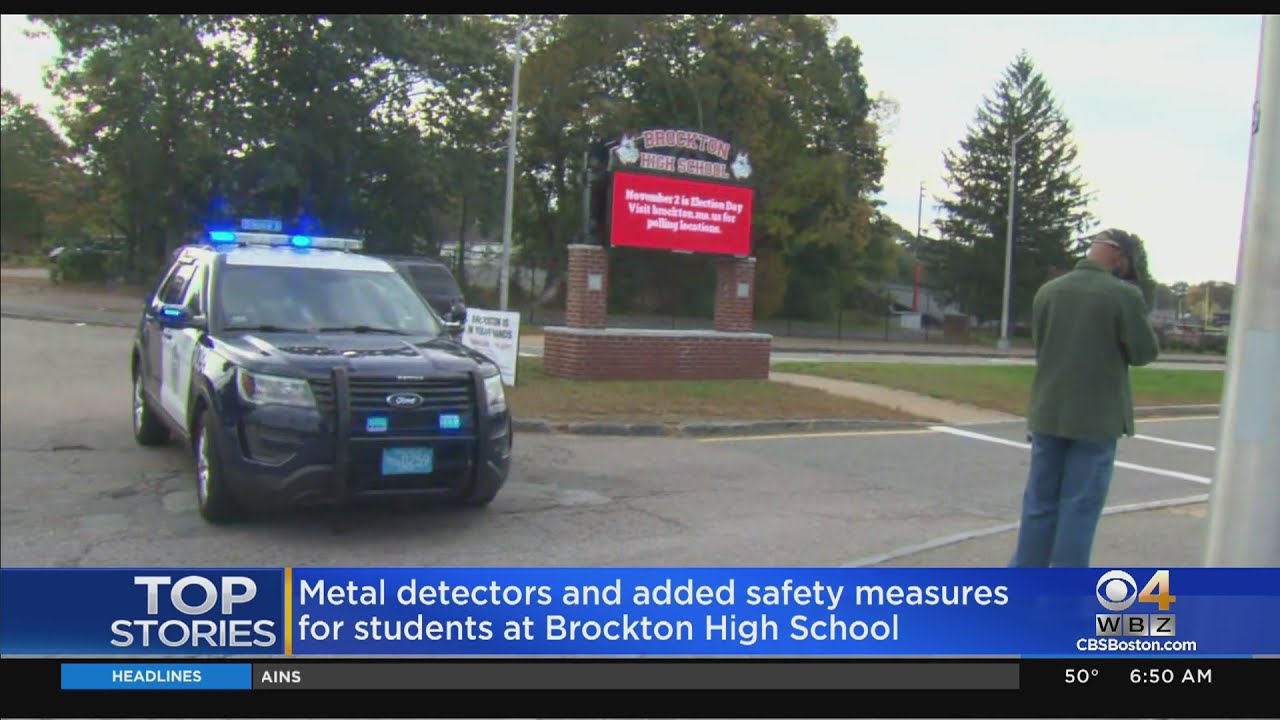 Brockton High School Adds Metal Detectors, Bag Searches To Updated