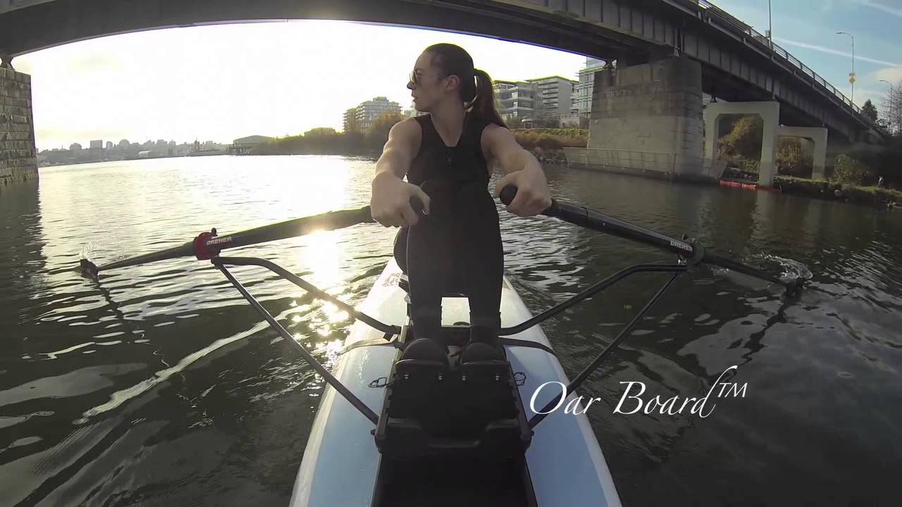 Oar Board™ SUP Fit-on-Top Rower/Sculler - YouTube