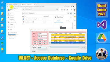 สอน Visual Basic .NET วิธีการเชื่อมต่อกับฐานข้อมูล Access ที่เก็บไว้บน Google Drive
