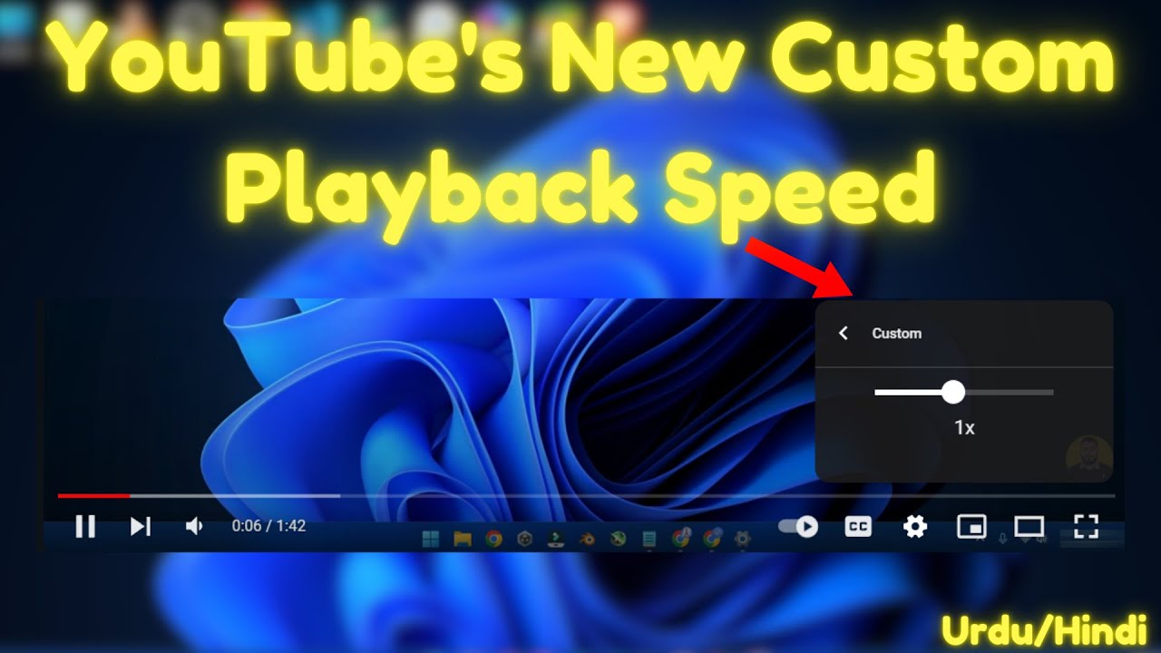 YouTube's New Custom Playback Speed: Everything You Need to Know - YouTube