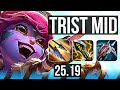 TRISTANA vs KASSADIN (MID) | 17/0/3, Legendary | EUW Master | 25.19