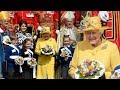 The Queen is radiant in Easter yellow as she&#39;s joined by Princess Eugenie at Maundy Thursday service