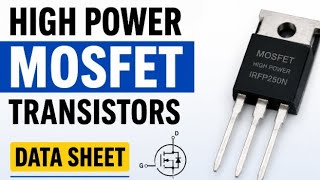 High power MOSFET transistors Deta sheet High power MOSFET transistors Deta sheet