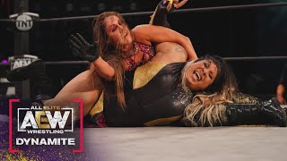 Watch The Amazing Finish To The Semi Final Match Between Nyla Rose & Dr. Britt Baker Aew Dynamite