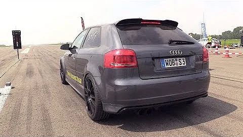 700HP Audi S3 8P w/ Golf 5 R32 Engine - 1/2 Mile Accelerations!