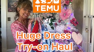 MUST SEE! TEMU SUMMER DRESSES HAUL review & try-on links (not sponsored)2024