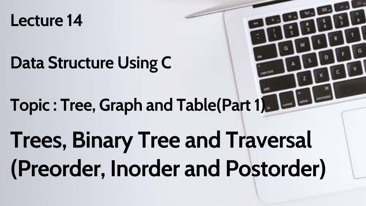 Data Structure using C - Unit V - Tree, Graph & Tables (Part 1) : Tree ...
