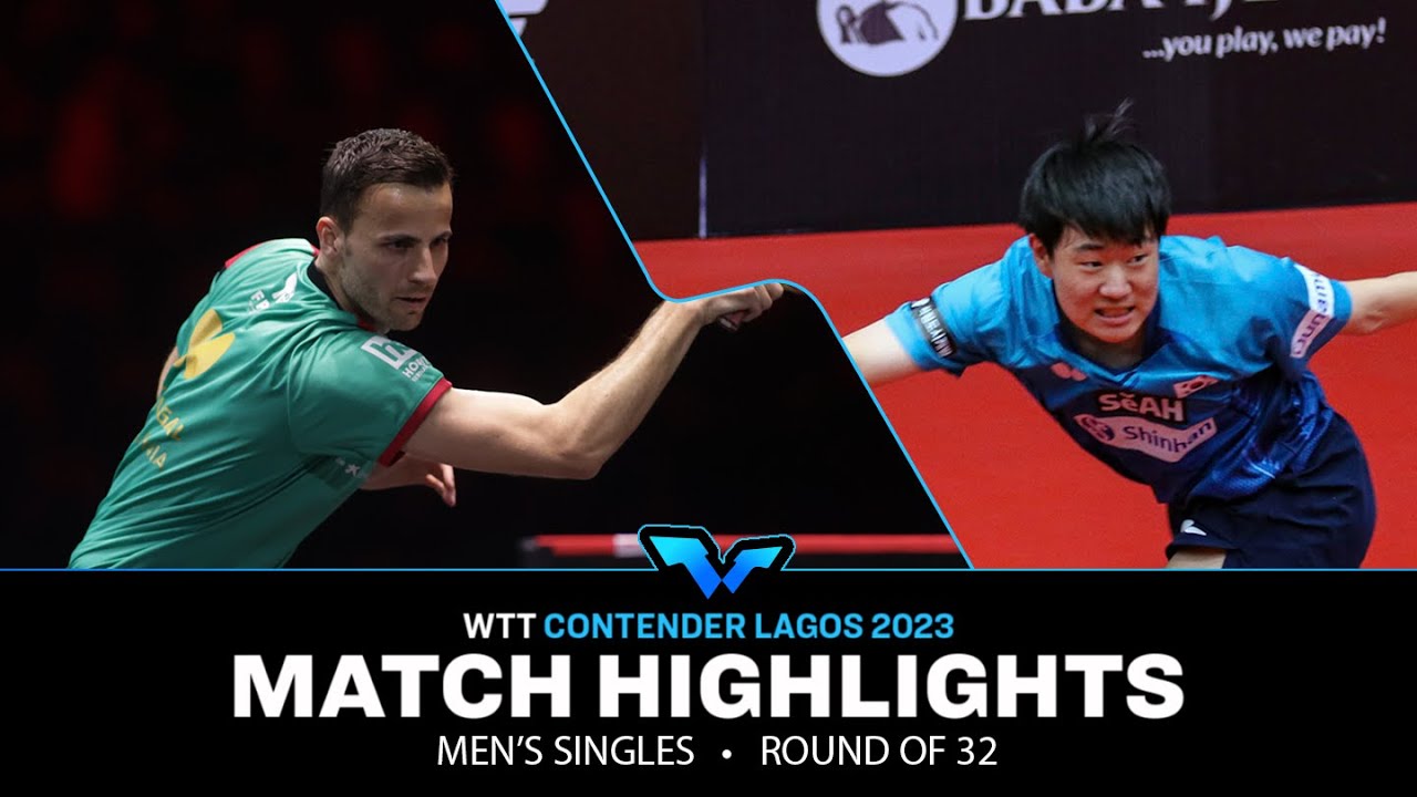 Tiago Apolonia vs Oh Junsung | MS R32 | WTT Contender Lagos 2023